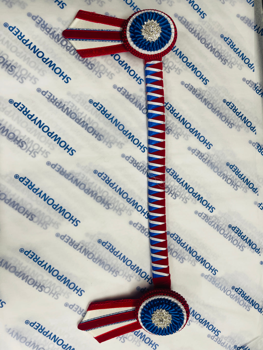 15.5" Red, White and Blue Browband
