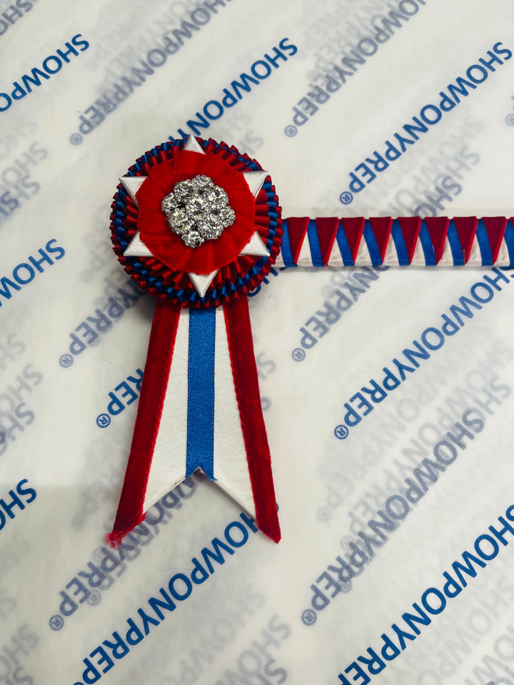 15" Red, White and Blue Browband