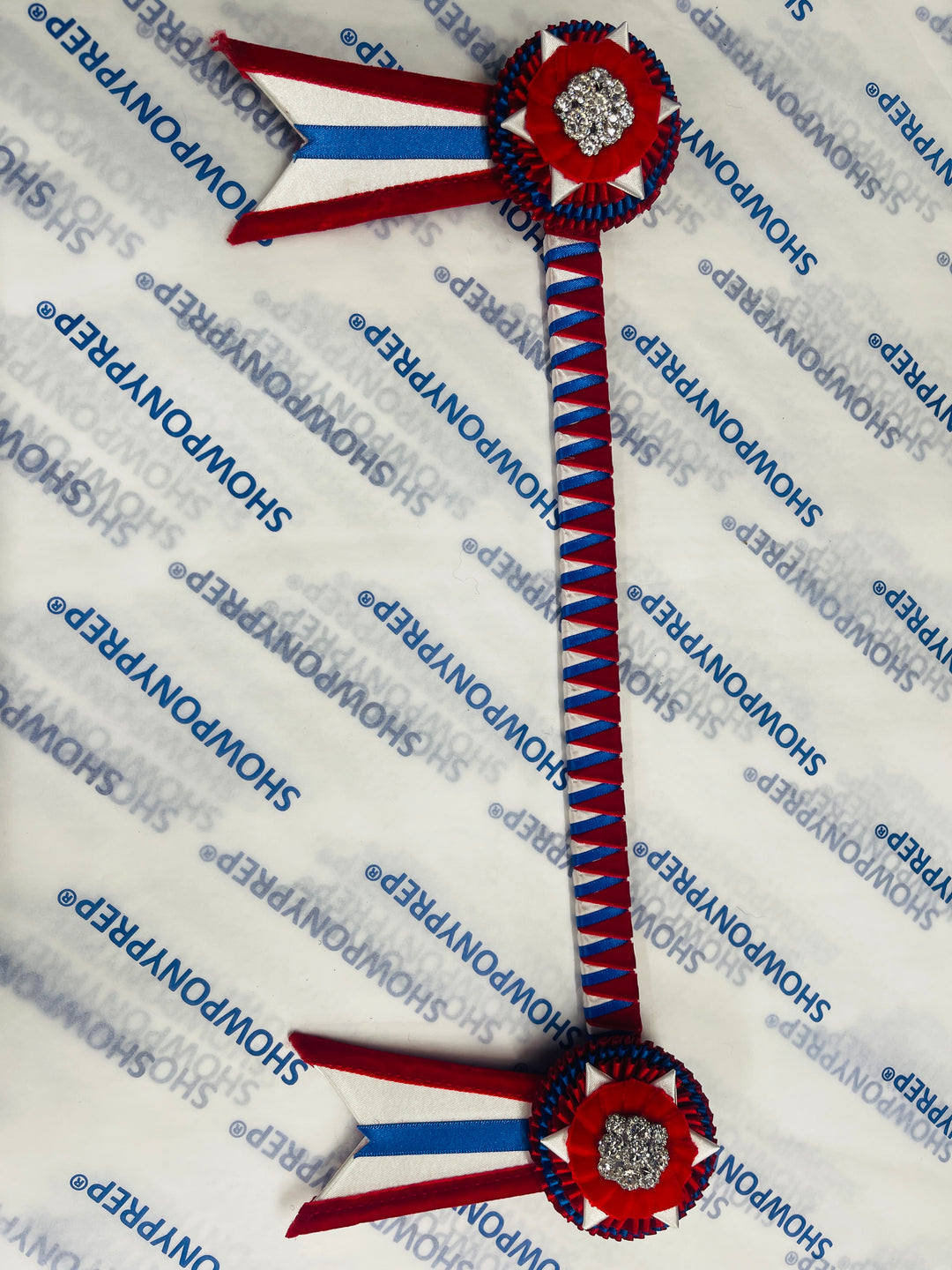 15" Red, White and Blue Browband