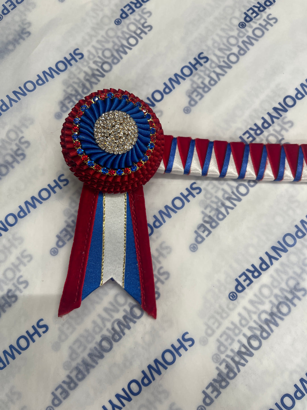 14.5” Red, White  and Blue Browband