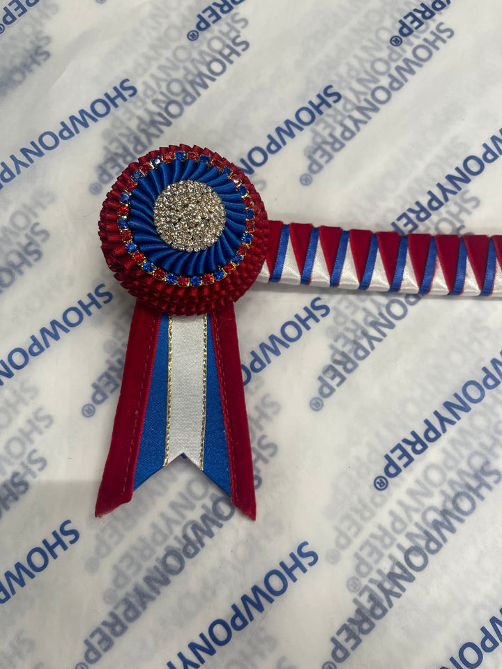 14.5” Red, White  and Blue Browband