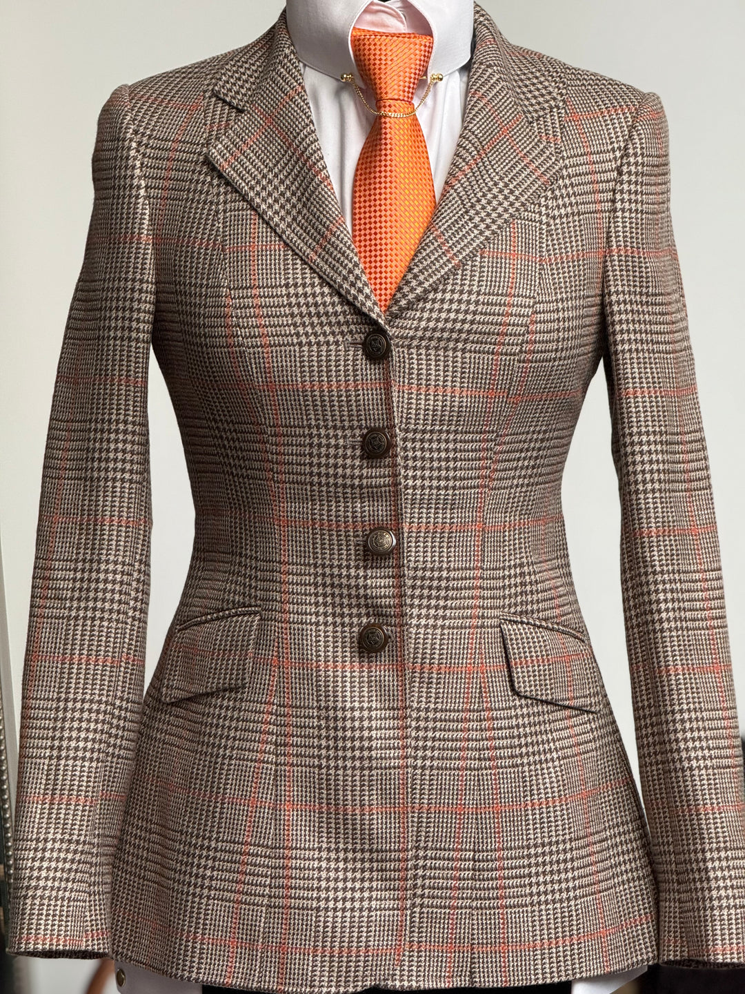 IN STOCK: IN STOCK TWEED PRINCESS CUT JACKET - 046