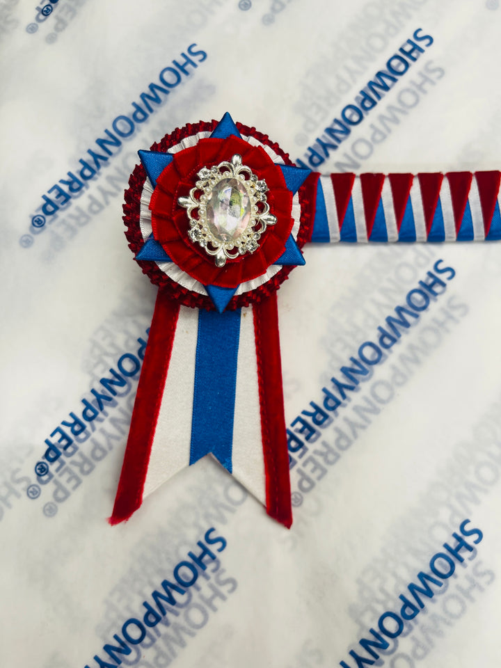 13.5" Red, White and Blue Browband