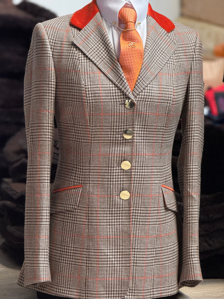 IN STOCK: IN STOCK TWEED PRINCESS CUT JACKET - 046