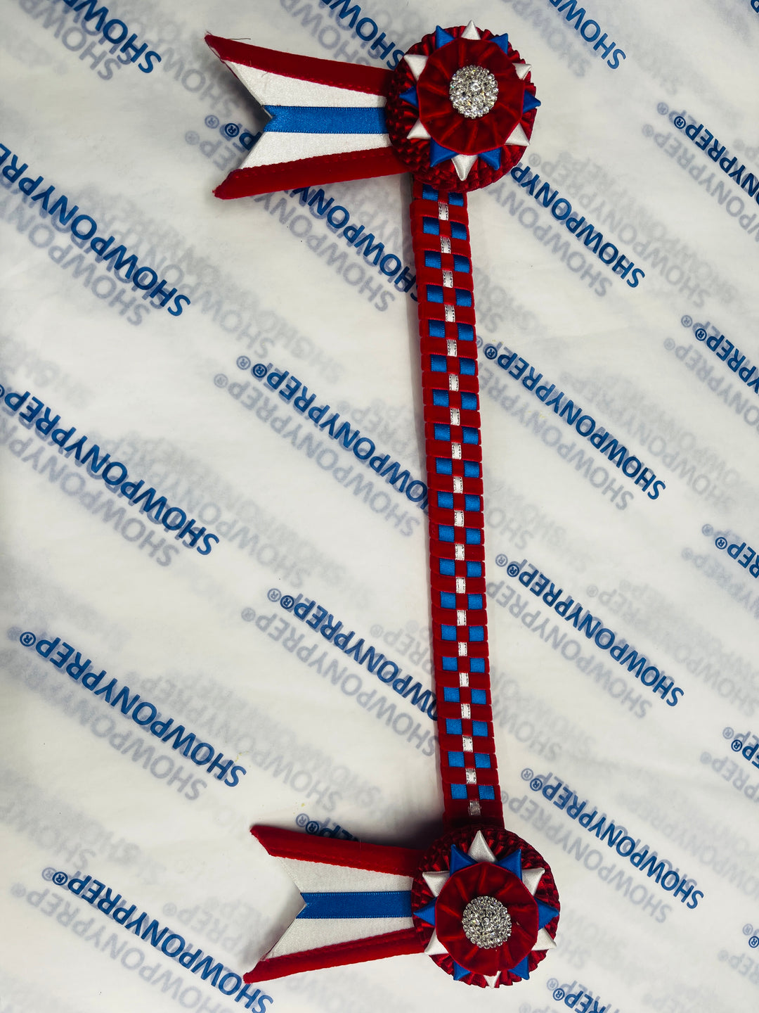 13.5" Red, White and Blue Browband