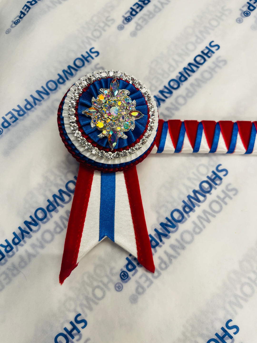 12.5" Red, White and Blue Browband