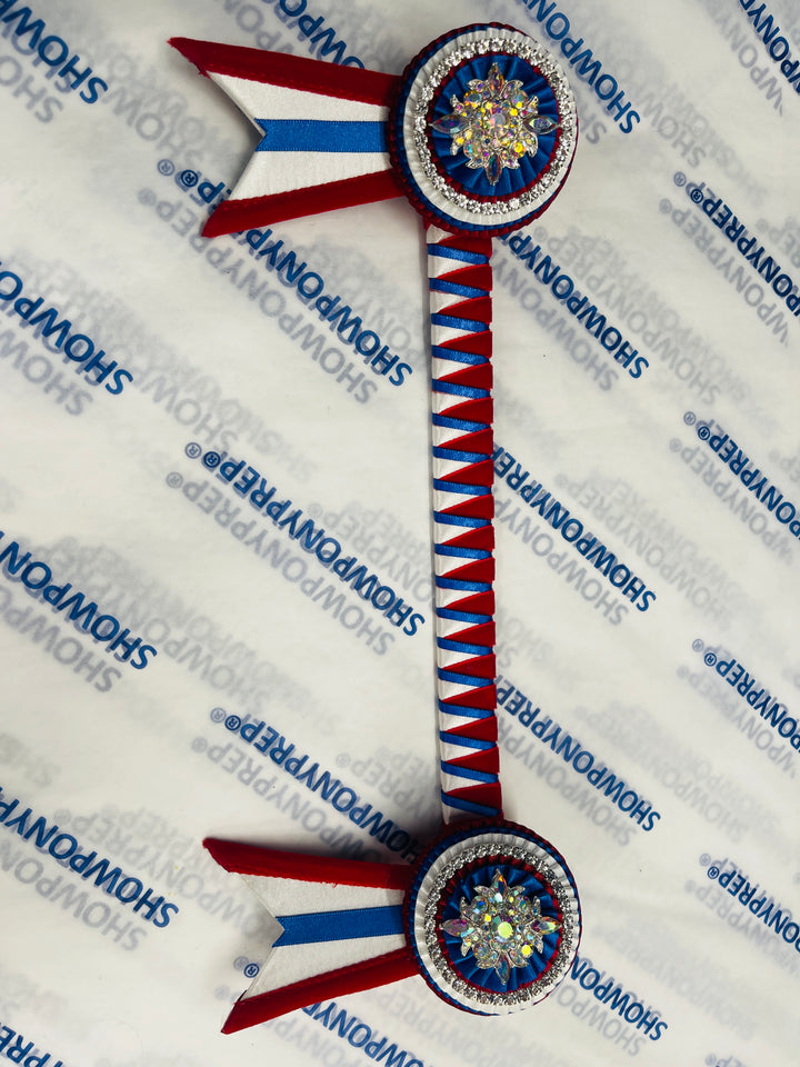 12.5" Red, White and Blue Browband