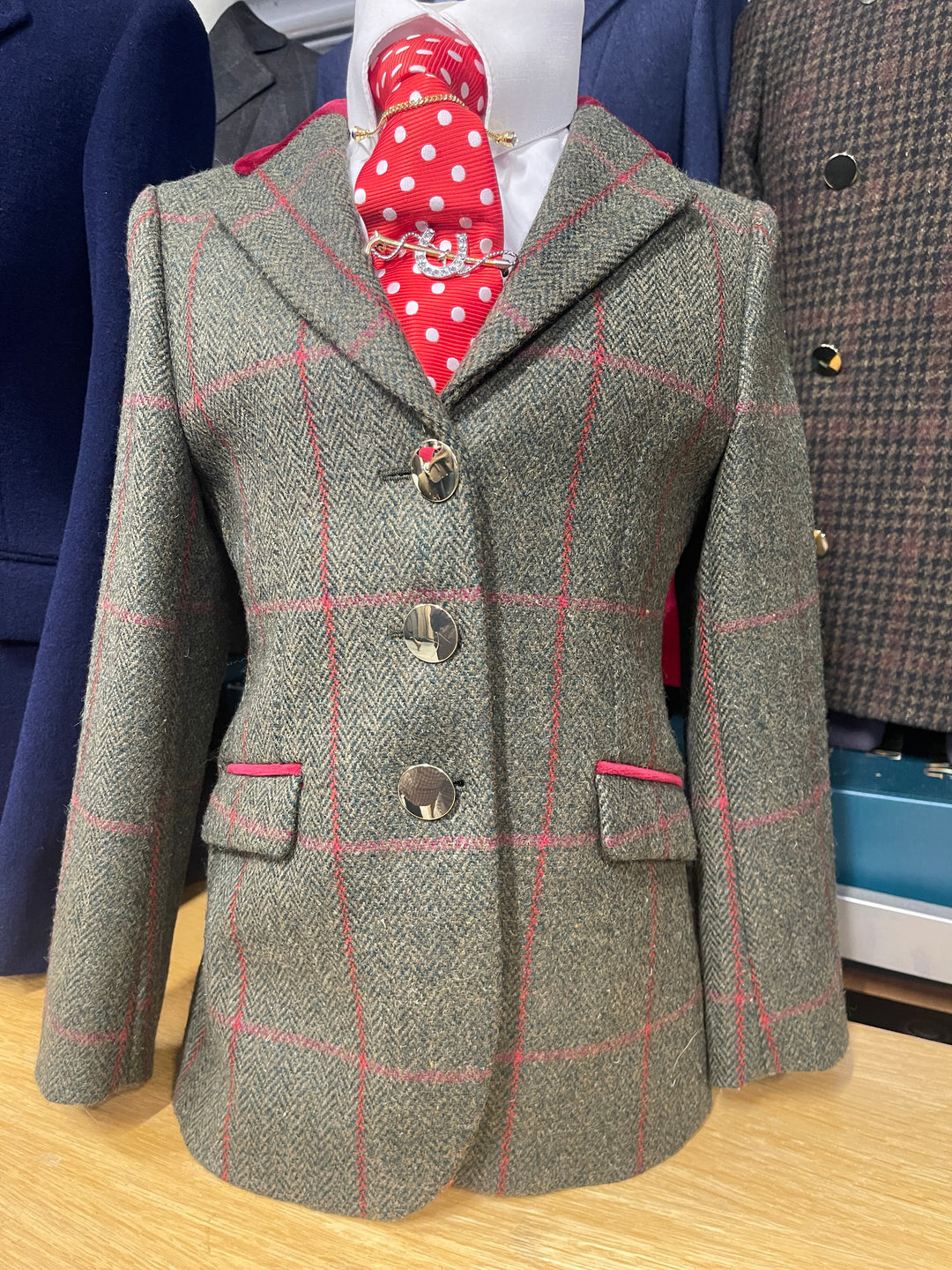 Childrens Tweed Jacket 048