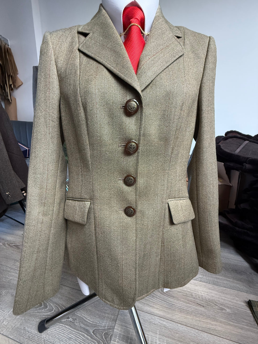 IN STOCK: PRINCESS CUT TWEED JACKET -602