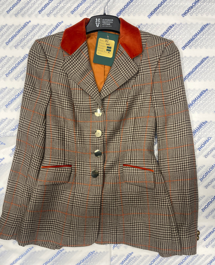 IN STOCK: IN STOCK TWEED PRINCESS CUT JACKET - P046