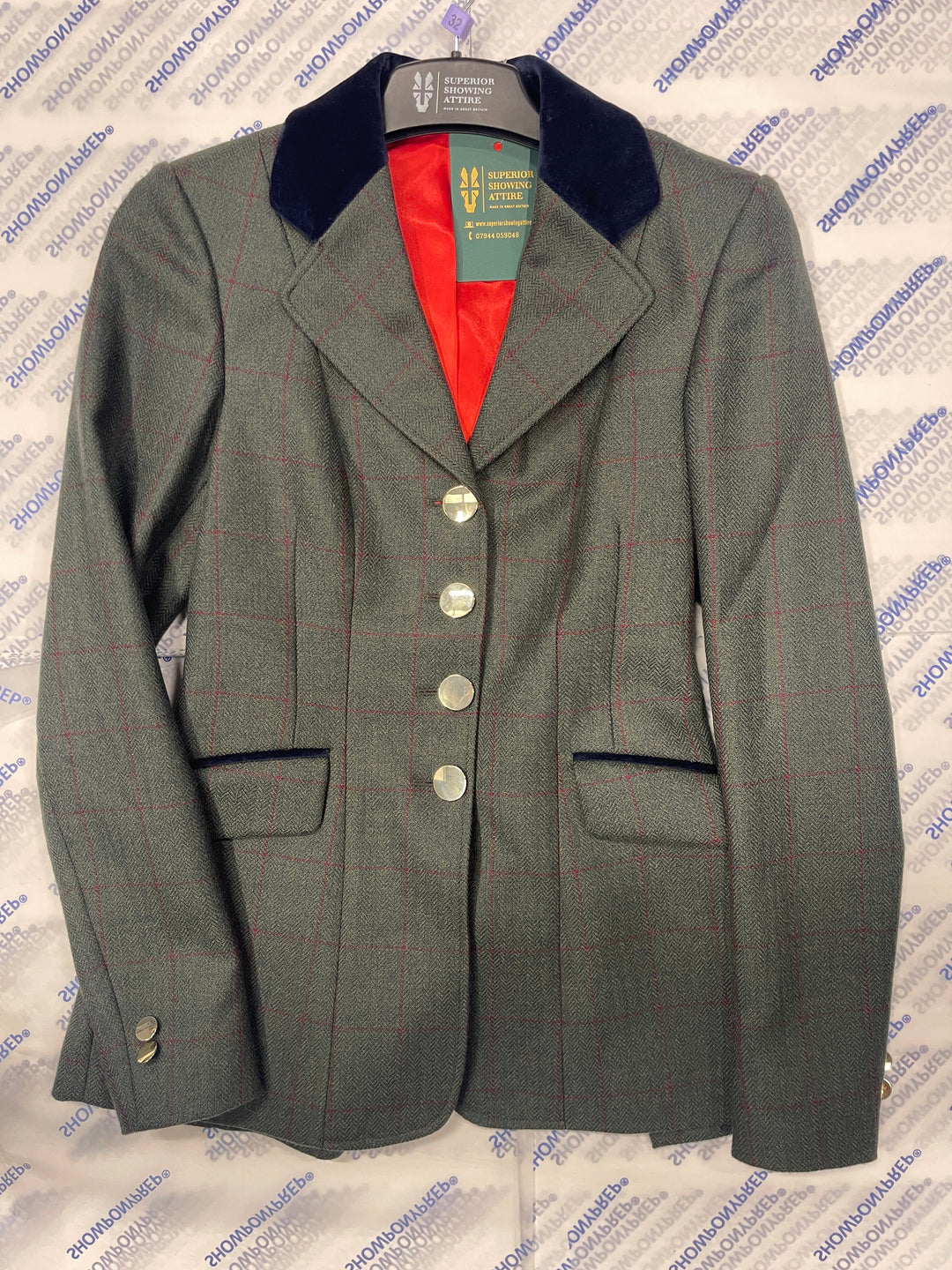 IN STOCK: IN STOCK TWEED PRINCESS CUT JACKET - 512A