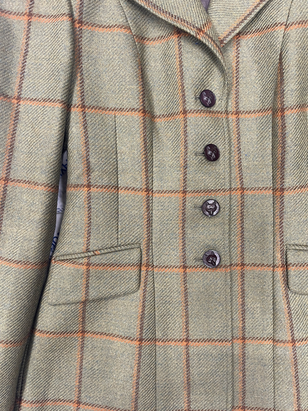 IN STOCK: IN STOCK TWEED PRINCESS CUT JACKET - 5622