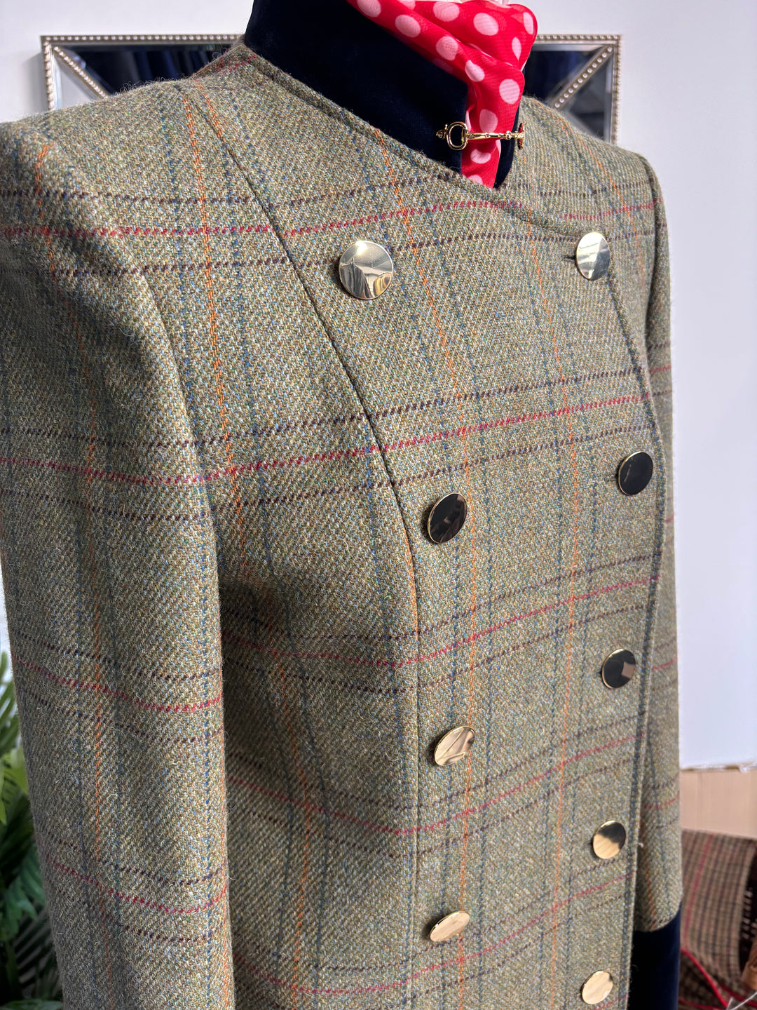 Ladies Tweed Dresscoat - P004