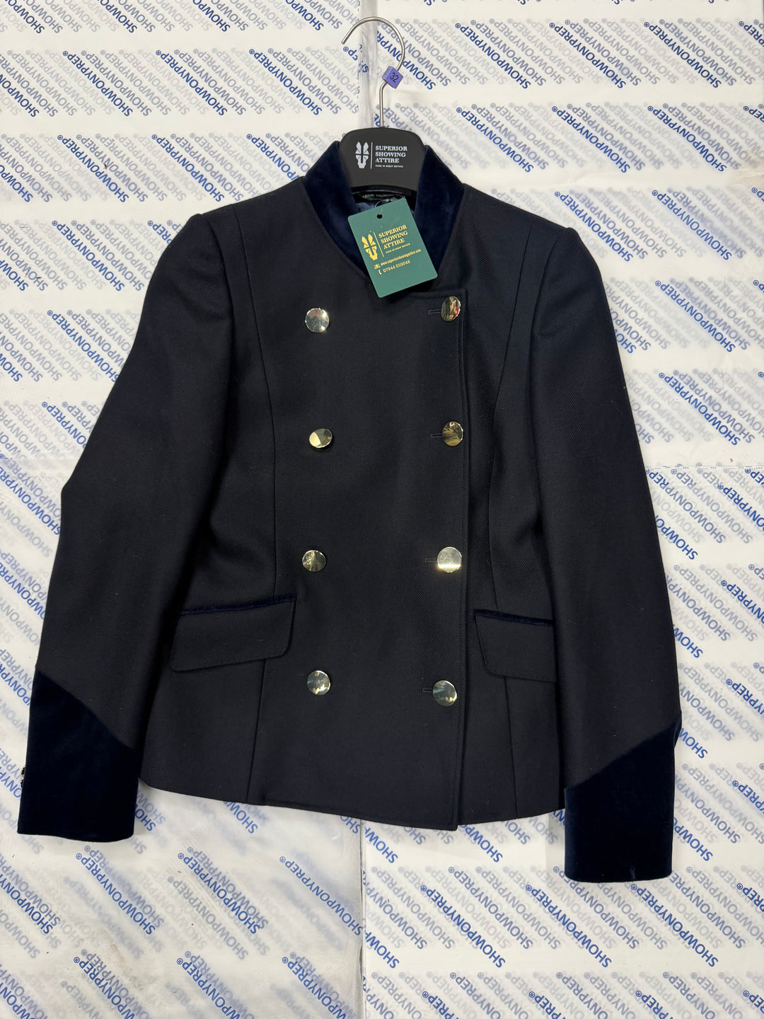 Short Leaders Navy Jacket- Twill