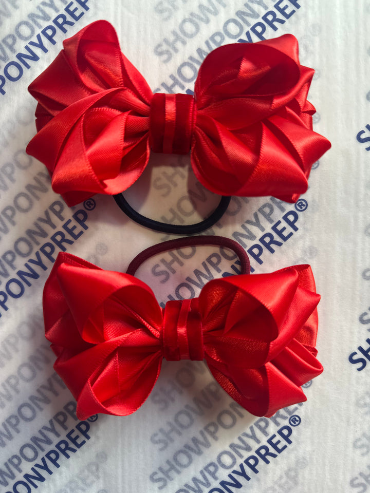 Luxury Bows: Red Frill classic bows