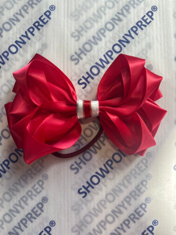 Luxury Bows: Red Frill classic bows