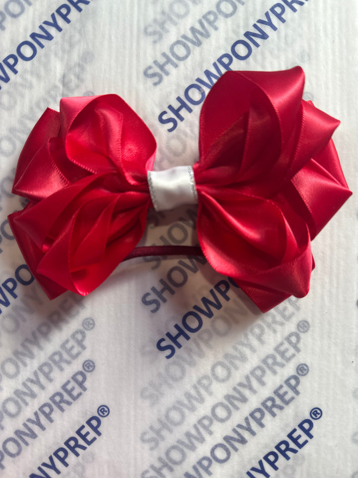 Luxury Bows: Red Frill classic bows