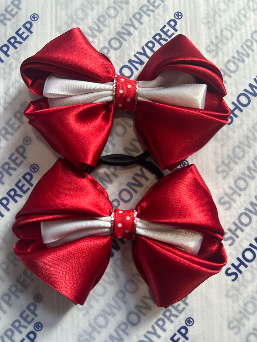Luxury Bows: Red Frill classic bows