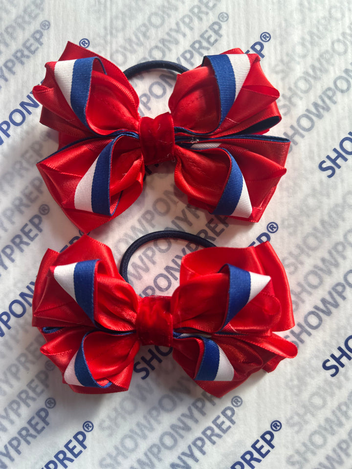 Luxury Bows: Red Frill classic bows