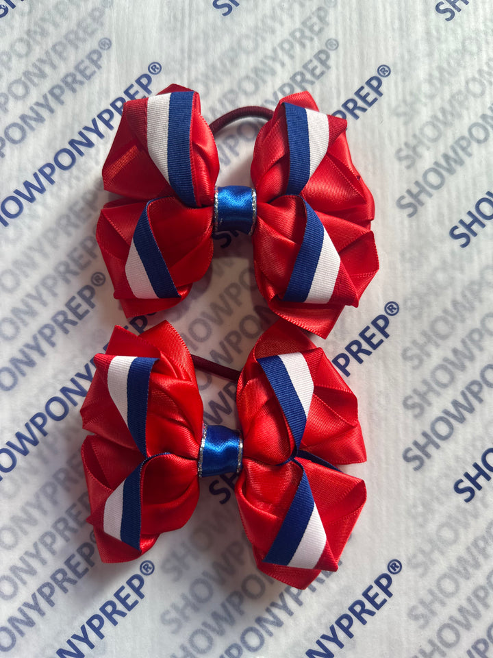 Luxury Bows: Red Frill classic bows