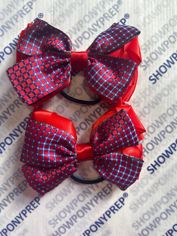 Luxury Bows: Red Frill classic bows