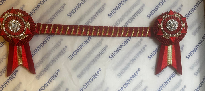 15" Red & Gold