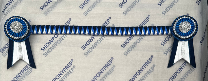 16.5”  Navy, Blue & White Browband