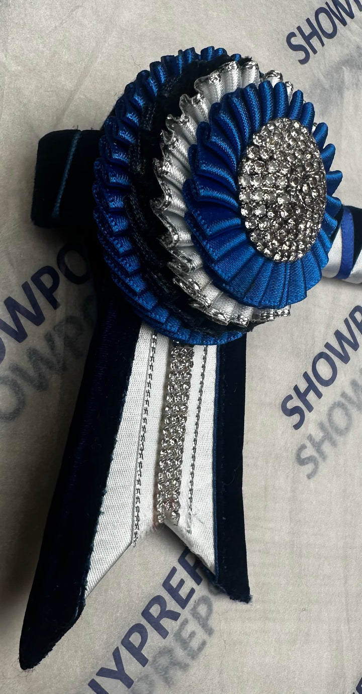 16.5”  Navy, Blue & White Browband