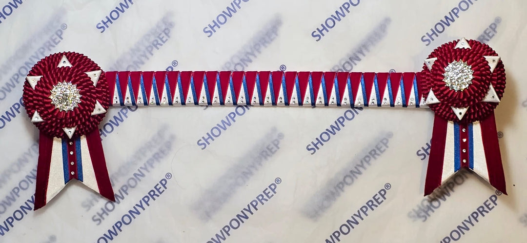 15” Red, White & Blue Browband