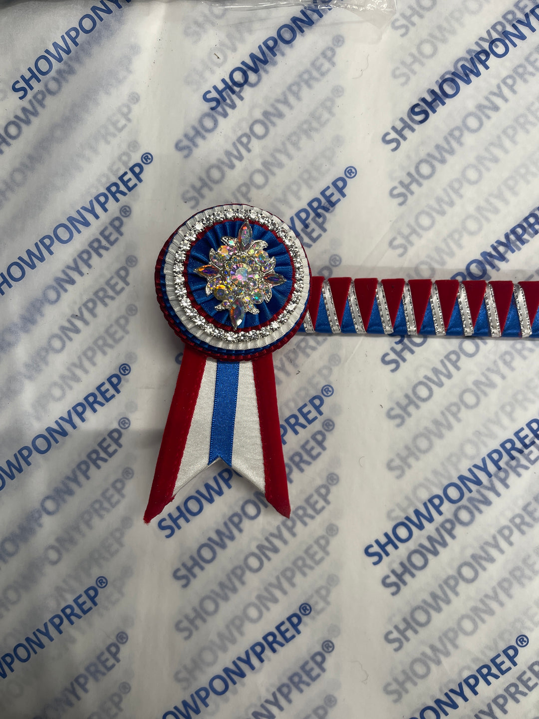 13" Red, White and Blue Browband