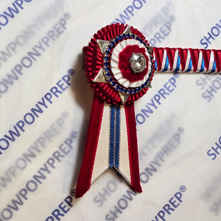 15.5” Red, White & Blue Browband