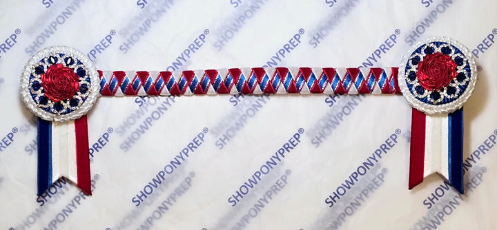 15.5” Red, White & Blue Browband