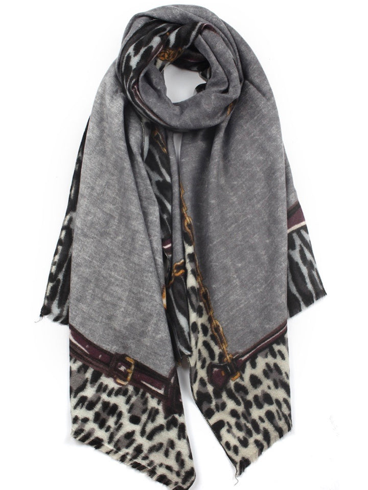 Cashmere Blend Equestrian Scarf