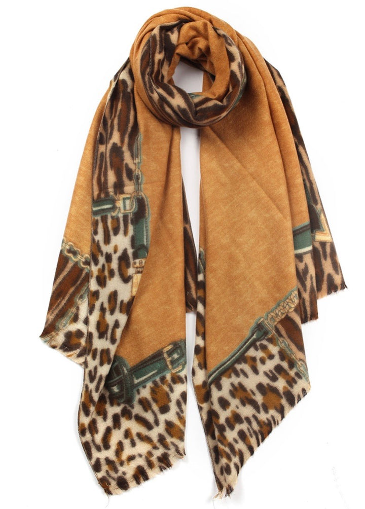 Cashmere Blend Equestrian Scarf