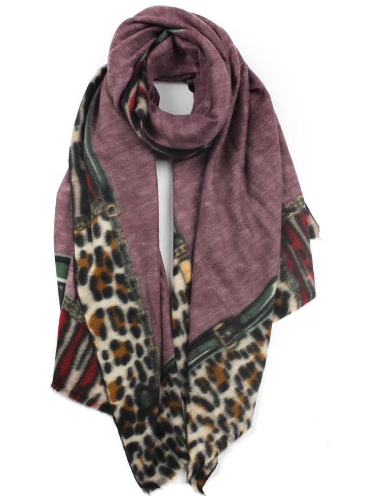 Cashmere Blend Equestrian Scarf
