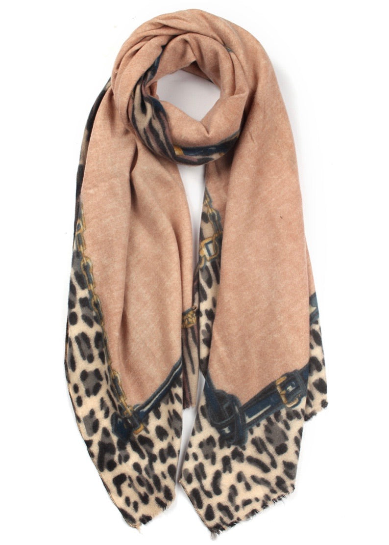 Cashmere Blend Equestrian Scarf