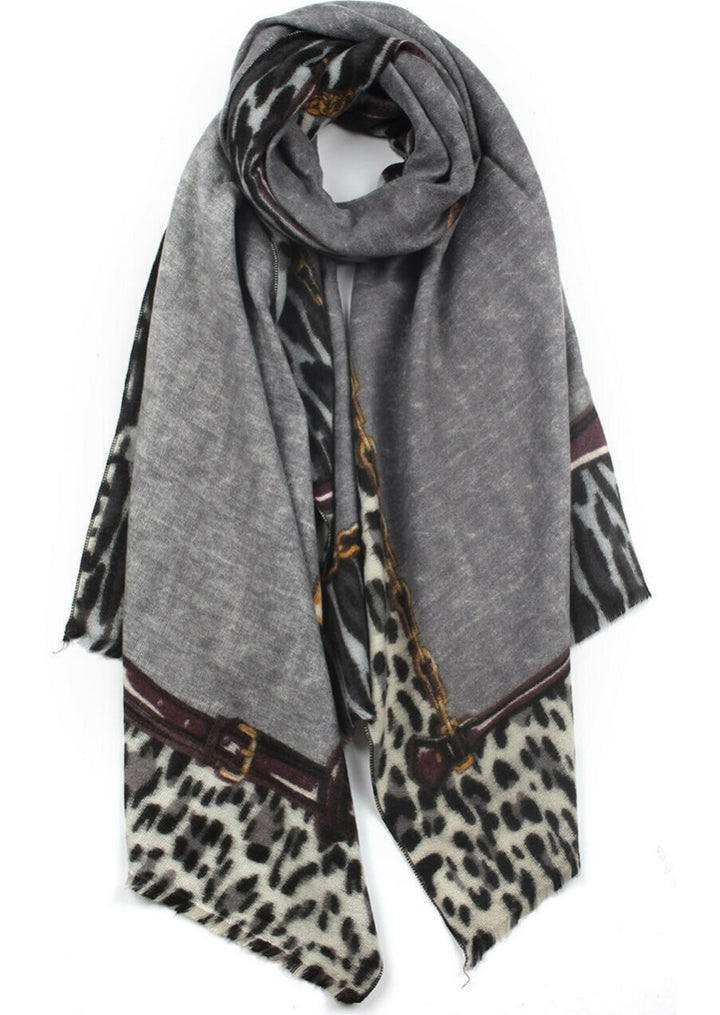 Cashmere Blend Equestrian Scarf