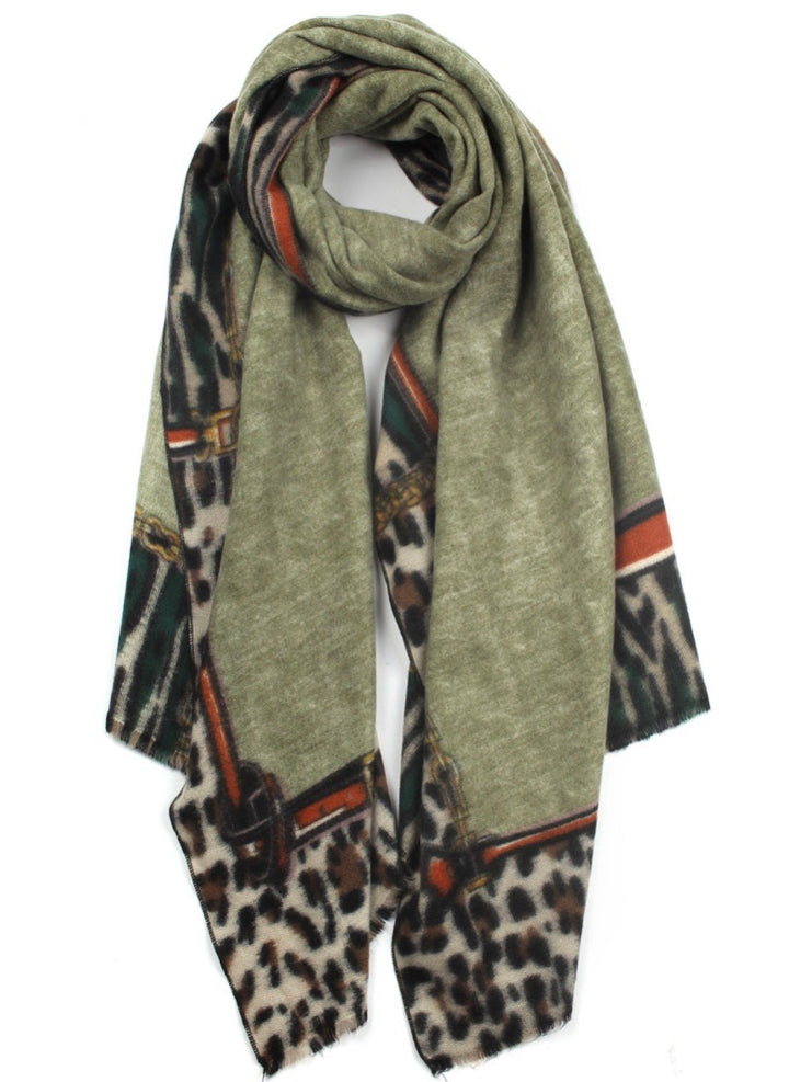 Cashmere Blend Equestrian Scarf