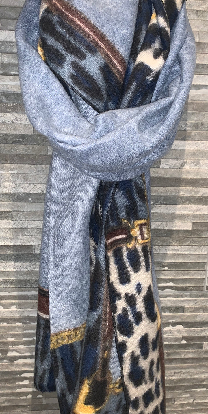Cashmere Blend Equestrian Scarf