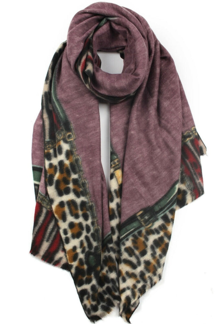 Cashmere Blend Equestrian Scarf